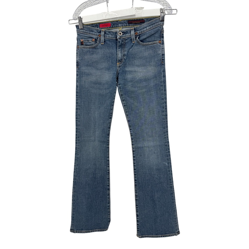 AG Adriano Goldschmied The Angel Jeans Women 27 Blue Bootcut Low Rise Y2K USA